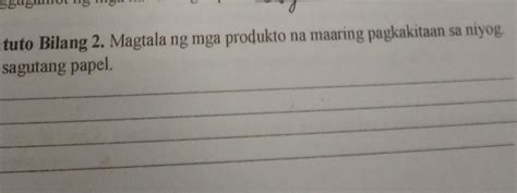 Magtala ng mga produkto na maaring pagkakitaan sa niyog..